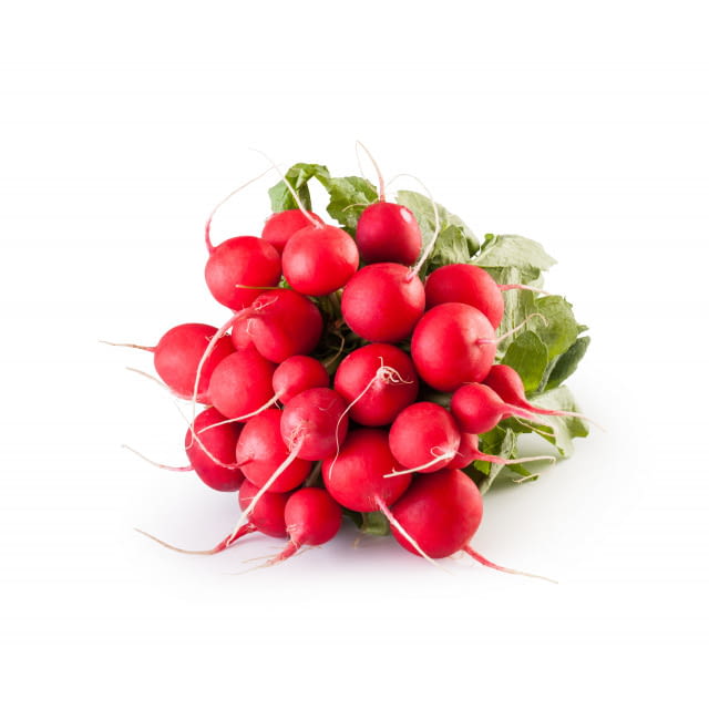 Radis rond rouge bio  - botte