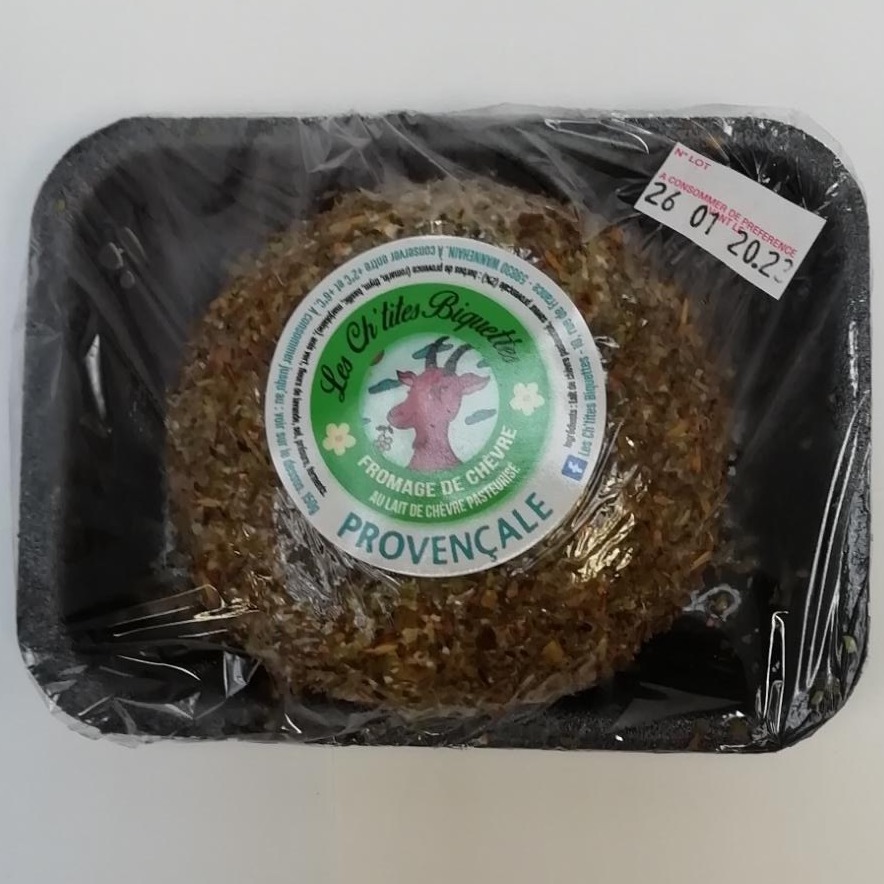 Fromage de chèvre herbes de Provence - 150g (Les Ch'tites Biquettes)