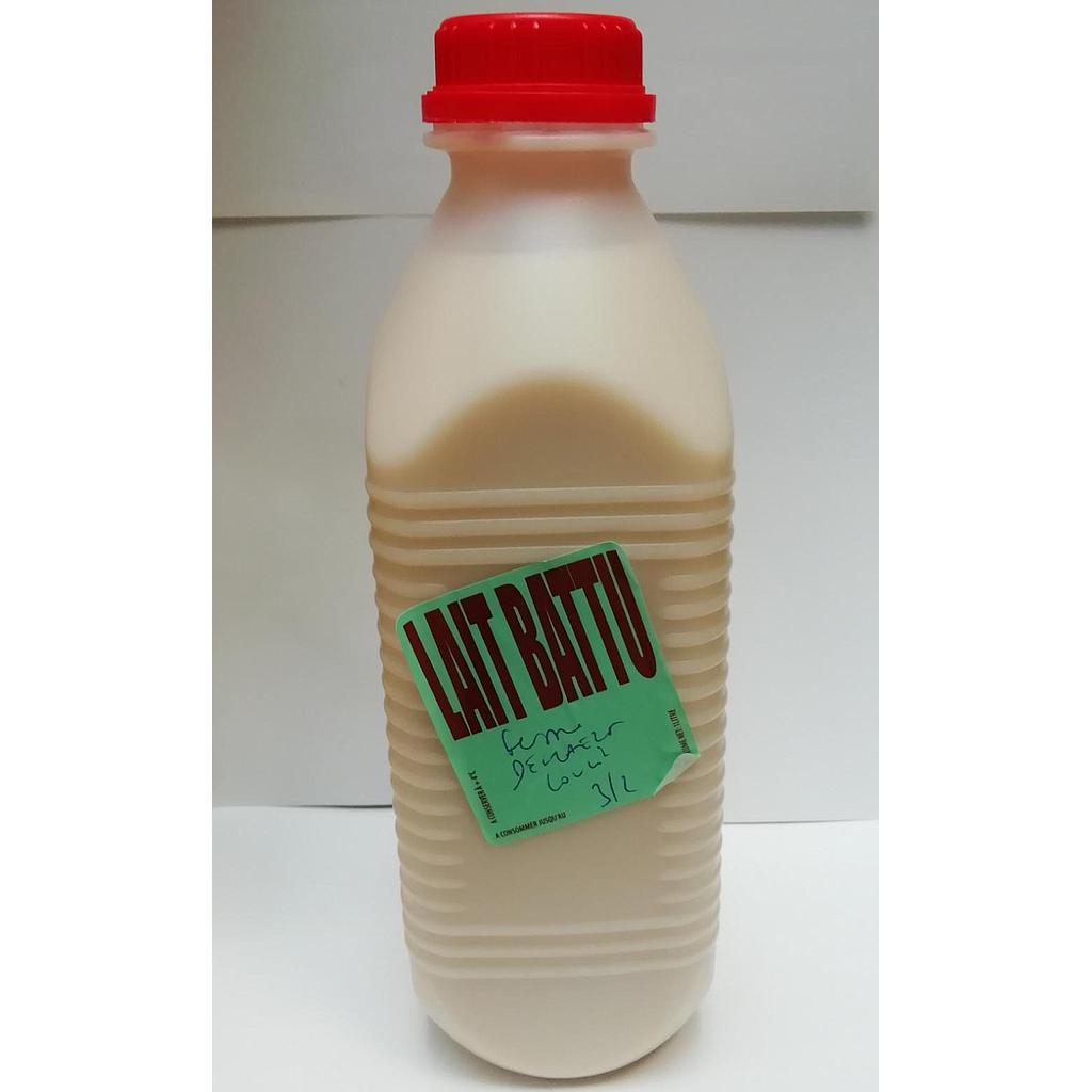 Lait battu - 1L (Ferme des Tilleuls)